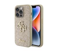 Guess Glitter Script Big 4G Housse or - iPhone 15 Pro