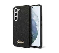 Guess Glitter Script Housse - Galaxy S24 Plus Noir