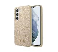 Guess Glitter Script TPU Cover Gold - Samsung Galaxy S23