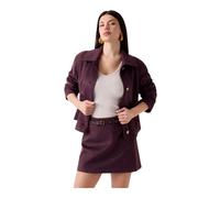 Guess - Grace Suede Jacket - Femme - Vestes - Violet - Taille: 36 FR