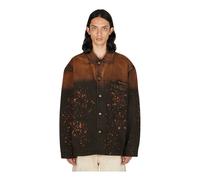 Guess - Gradient Splattered Denim Chore Jacket - Homme - Vestes - Multicolore - Taille: S