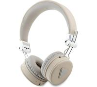 Guess Grained Classic Round Shape - Ecouteurs intra-auriculaires sans fil Bluetooth ENC (beige)