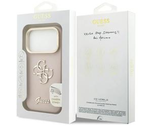 Guess Grande Coque Grainée Avec Béquille Pour Appareil Photo Pour Iphone 17 Pro 4g