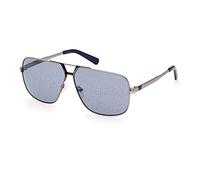 Guess GU00070 Lunettes, Matte Gunmetal, 61/11/140 pour homme, Gris mat (Matte Gunmetal)