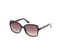 GUESS GU00100 Lunettes de Soleil, Dark Havana, 55 Unisex