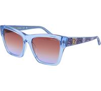 Guess GU00113 84F shiny light blue 55/17/140 Lunettes de soleil pour femmes