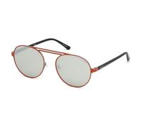 Guess GU3028 67C 55 Montures de Lunettes, Rouge (Rosso Opaco/Fumo Specchiato), Mixte Adulte