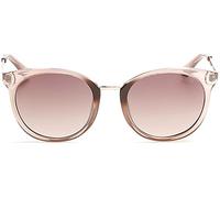 Guess Femme GU7459 57F Lunettes de soleil Injecté Beige Marron Ronde Normale Ombré