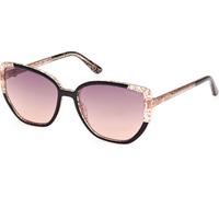Guess Femme GU7882 01Z Lunettes de soleil Injecté Noir Violet Cat Eye Normale Ombré