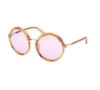 Guess GU7887 Lunettes, Orange/Other, 57/20/140 pour femme, Orange/autre