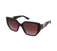 Guess GU7892 SHINY BLACK/RED SHADEDEARRINGS 55/18/140 Lunettes de soleil unisexes