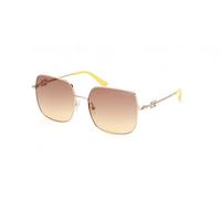 Guess Lunettes de soleil GU7906-H Métal Doré pâle brillant 58/17/140 Femme
