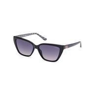 Guess Femme GU7919 01B Lunettes de soleil Injecté Noir Gris Cat Eye Normale Ombré