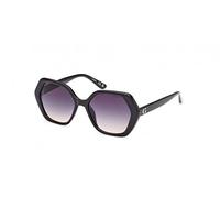 Guess Femme GU8292 01B Lunettes de soleil Injecté Noir Fumée Géométrique Normale Ombré