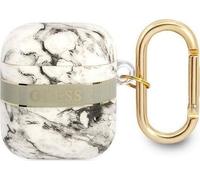 Guess GUA2HCHMAG Coque AirPods grise, ?tui pour ?couteurs + casque, Gris