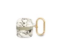 Guess GUA2HCHMAG étui pour écouteurs AirPods 1/2, gris, collection rayures