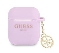 Guess GUA2LSC4EU Housse de Protection pour AirPods Collection 4G Violet