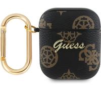 Guess GUA2PG4GPK Housse Apple AirPods 1/2 crochet 4G noir