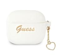 Guess GUA3LSCHSH Coque en Silicone pour AirPods 3 Blanc
