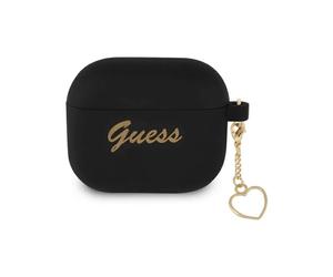 Guess GUA3LSCHSK Housse AirPods 3 Script Logo Noir