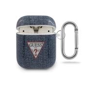 Guess GUACA2TPUJULDB Housse AirPods Collection Jeans Bleu marine Bleu foncé