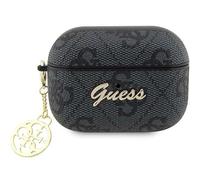 Guess GUAP2G4GSMK Coque pour AirPods Pro 2 Noir 4G Charm Collection