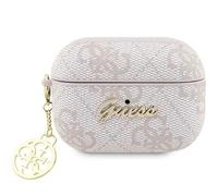 Guess GUAP2G4GSMP Coque pour AirPods Pro 2 Rose 4G Charm Collection