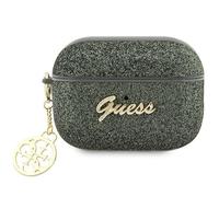 Guess GUAP2GLGSHA Coque pour AirPods Pro 2 Vert Paillettes Flake 4G Charm