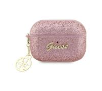 Guess GUAP2GLGSHP Housse AirPods Pro 2 paillettes script cœur rose
