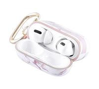 Guess GUAPHCHMAP Coque de Protection pour AirPods Pro Collection Bracelet en marbre Rose