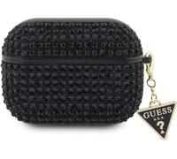Guess GUAPHDGTPK Cache AirPods Pro noir/pendentif triangulaire en strass noir