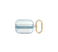 Guess GUAPHHTSB étui pour écouteurs AirPods Pro. bleu, collection de rayures