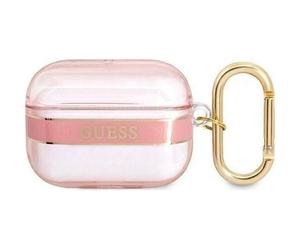 Guess GUAPHHTSP Couverture pour AirPods Pro rose, ?tui pour ?couteurs + casque, Pink