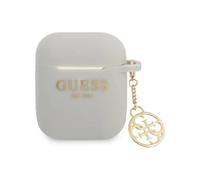 Guess GUAPLSC4EG AirPods Pro Housse silicone Charm 4G Collection Gris