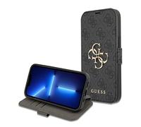 Guess Housse Booktype 4G Big Metal Logo Bleu - iPhone 13 Pro Max