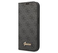 Étui Folio pour iPhone 14 Pro Imprimé 4G Tendance Guess Noir