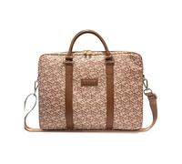 Guess GUCB15HGCFSEW Sacoche pour ordinateur portable Gcube Stripes Marron - 16 pouces