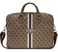 Guess GUCB15P4RPSW Sacoche pour ordinateur portable 16" Marron 4G Rayures imprimées