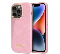 Guess GUCHP14LHGCRHP iPhone 14 Pro 6,1 rosa/pink Hardcase Croco Collection