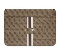 Guess Housse pour ordinateur portable Manchon GUCS14P4RPSW 14'' Marron imprimé rayures 4G