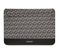 Guess Housse magnétique pour ordinateur GCube GUCS16HGCFSEK – Manchon à rayures Noir 16"