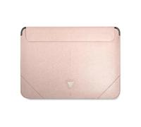 Guess GUCS16PSATLP Étui pour ordinateur portable Saffiano Rose - 16 pouces