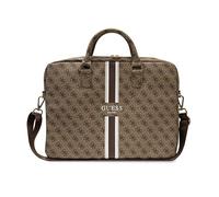 Guess - GUE002721 - 4G Sac d'ordinateur à rayures 16'' - Marron