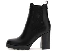Guess Guess Bottes Nealle à talons à logo monogramme noires