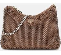GUESS Sac à épaule bronze pour femme - Zalina Top Zip Shoulder Bag Bronze 325160