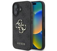 CG Mobile Coque Guess GUHCP16S4GMGGR pour iPhone 16 6,1" Noir Coque rigide 4G Big Logo