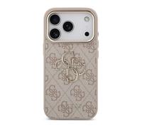 Guess Guess Coque 4G Metal Logo Backcover pour iPhone 18 Pro Max / 17 Pro Max Pink Rose