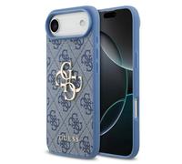 Guess Guess Coque 4G Metal Logo Backcover pour iPhone Air Bleu Bleu
