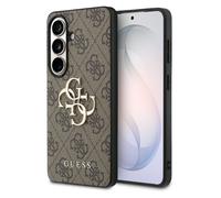 Guess Coque 4G Metal Logo Backcover pour Samsung Galaxy S26 Plus - Marron