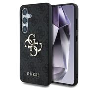 Guess Guess Coque 4G Metal Logo Backcover Samsung Galaxy S25 Plus Noir Noir